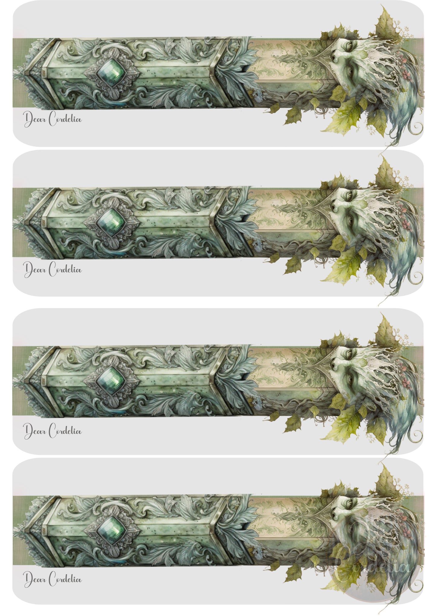 The Spirit of Snowdrops Digital Writing Paper, cards, envelope and Book Mark